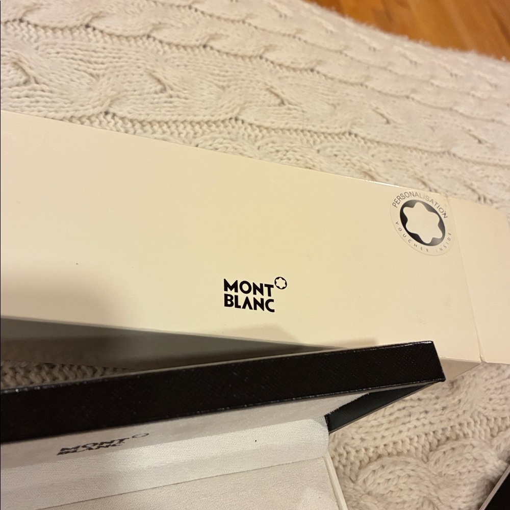 MONTBLANC PLATINUM-COATED BALLPOINT PEN - Picture 4 of 8